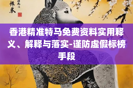 澳门一肖一码精准100%全面释义、解析与实践,杜绝虚假诱导链
