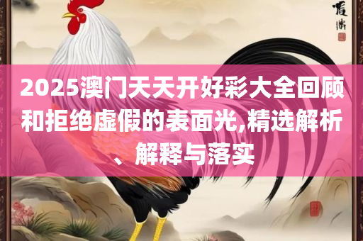 新澳门今天最新免费资料,远离虚假蛊惑-精选解析、解释与落实