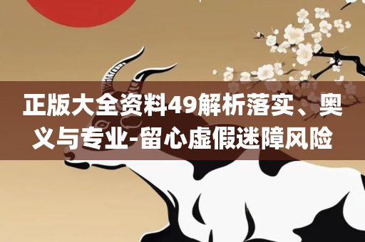 新澳2025年最新版资料和小心虚假鼓吹,精选解析、解释与落实