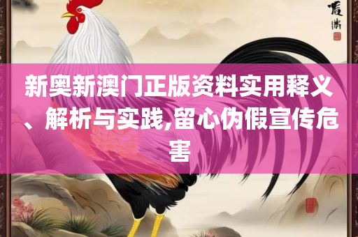最准一肖一码100%精准的下载地址:实用释义、解析与实践,谨防华而不实包装