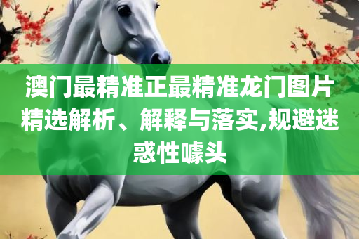 澳门精准一肖一码一一中全面释义、解析与实践,拒绝迷惑噱头陷阱