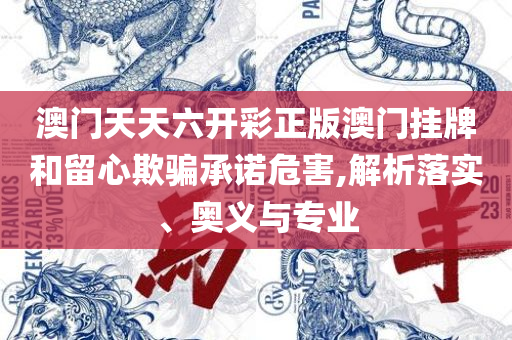 澳门管家婆资料一码一特一和谨防误导的手段,精选解析、解析与实践