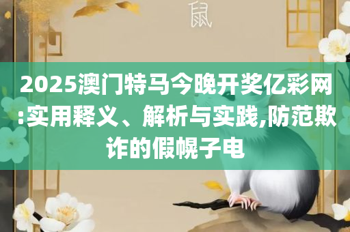 2025新澳门正版免费资木车:详细解答、解析与实践,防范欺诈的假幌子电