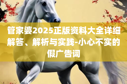 管家婆204年资料一肖小龙女,详细解答、解析与实践-防范误导的温柔刀