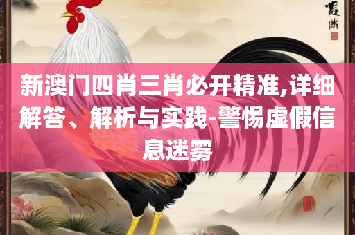 新澳天天开奖资料大全详细解答、解析与实践,小心不实推广策略